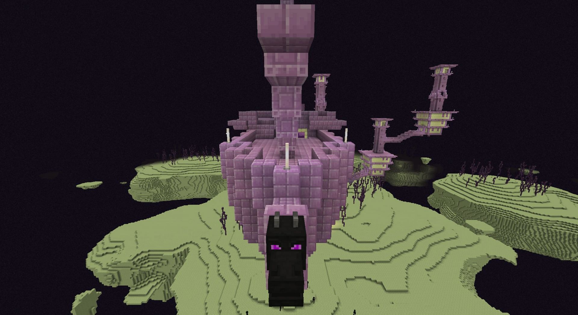 Like Elytra, getting dragon heads in Minecraft isn't a simple task (Image via Mojang)